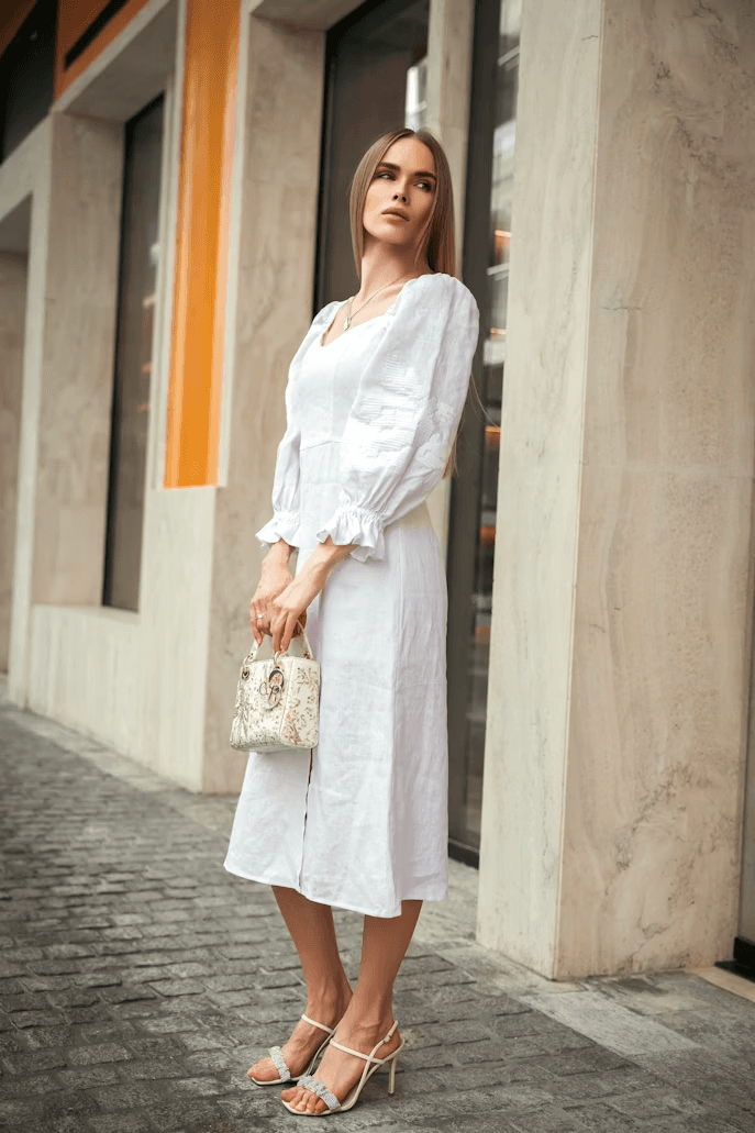 Linen Summer Dress hover